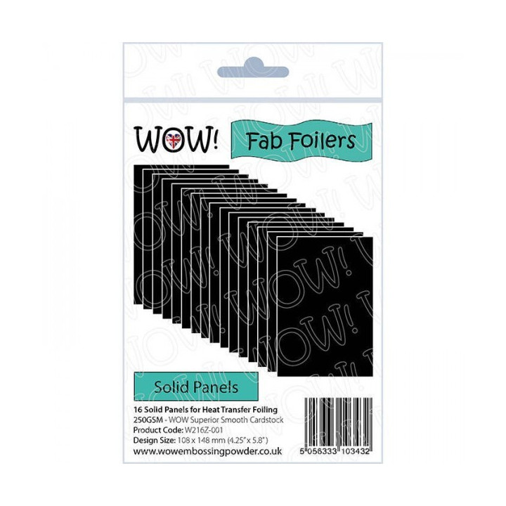 Wow Fab Foilers - Solid Panel