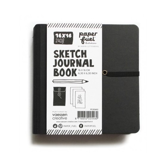 Journal notebook 16x16cm
