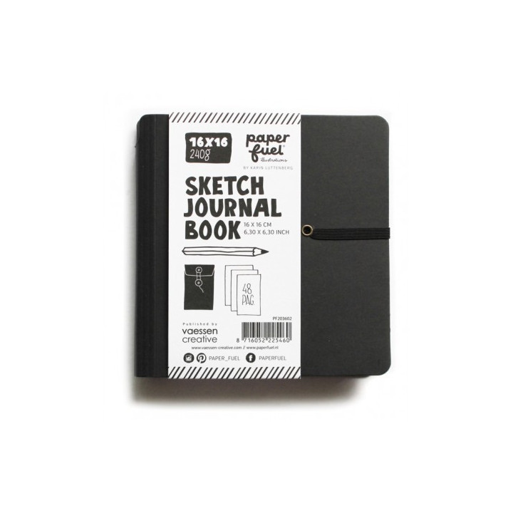 Journal notebook 16x16cm