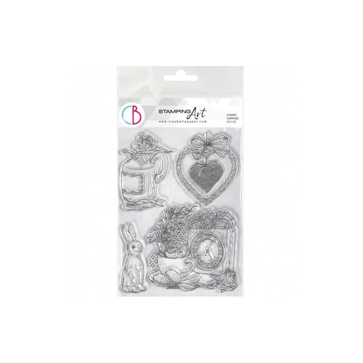 Clear Stamp Set 6x8 Spring Time
