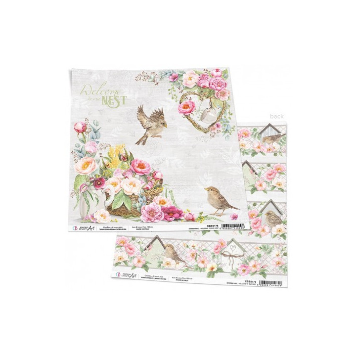 Welcome To Our Nest Paper Sheet 12x12