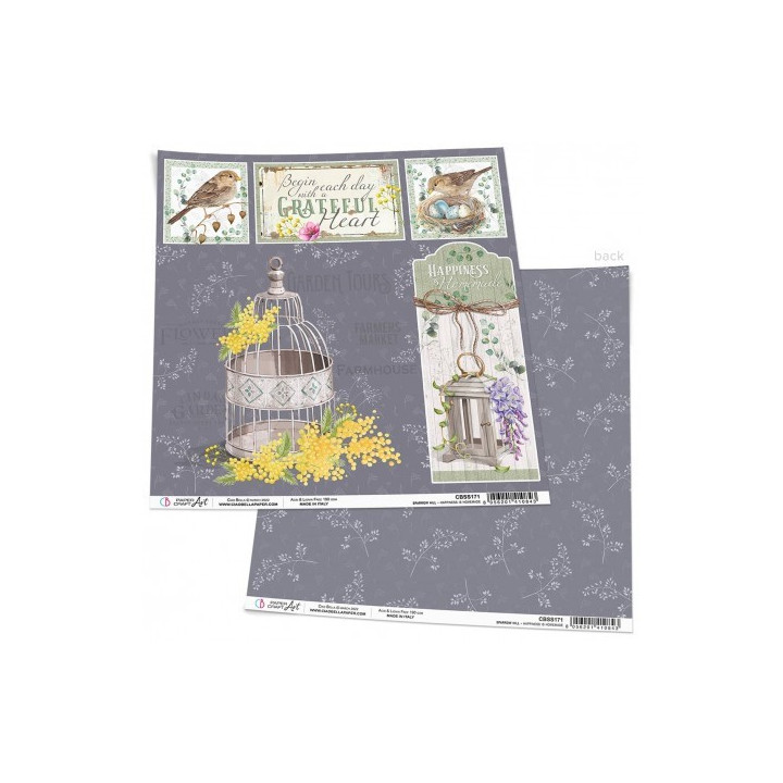copy of Breathe Darling Paper Sheet 12x12