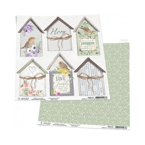 House Cards Paper Sheet 12x12