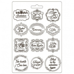 Stamperia Soft Mould A4 Garden of Promises Placas