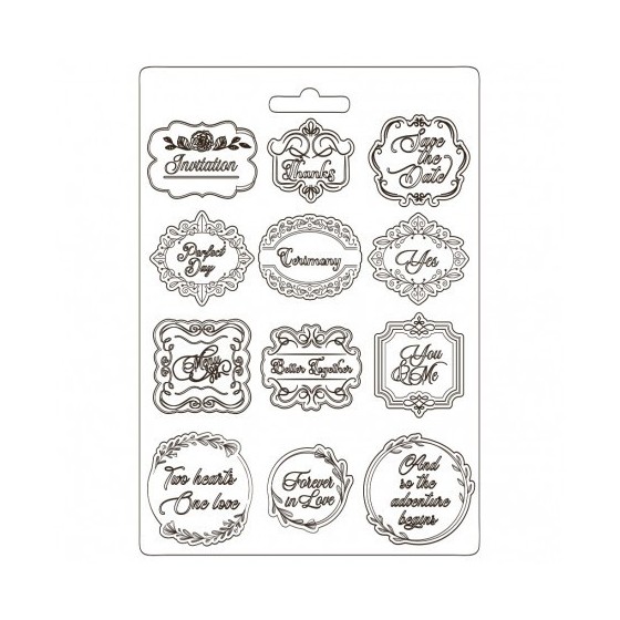 Stamperia Soft Mould A4 Garden of Promises Placas*