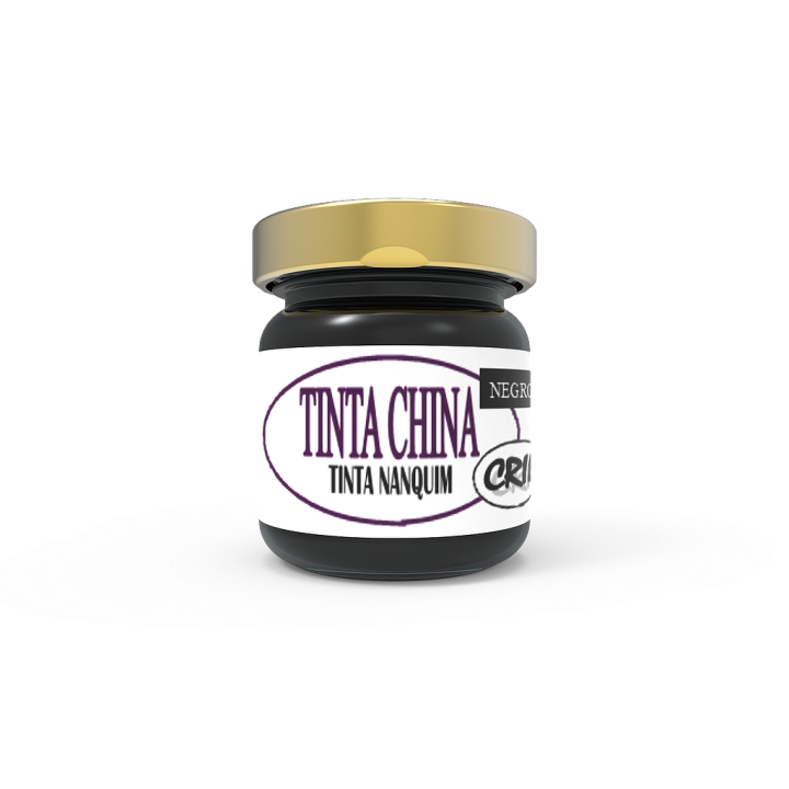 Tinta da China 30 ml. Preto