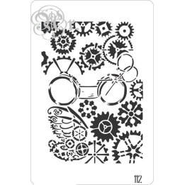 copy of Stencil 20*30 Cm. 132 Steampunk