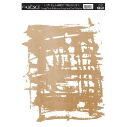 Transfer TELA Grunge Or Rosa 21x30