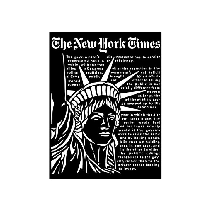 KSTD108 Stencil Stamperia estatua libertad 20x25 cms