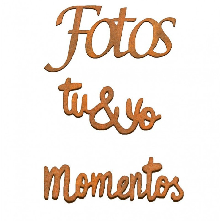 SET 3PALABRAS ESPECIAL Siluetas DM