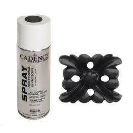 Pintura Spray Cadence MATT BLACK 400 Ml