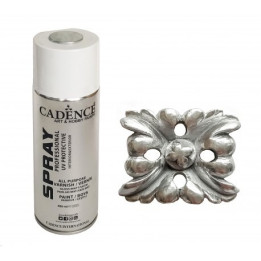 Pintura Spray Cadence METALLIC SILVER 400 Ml