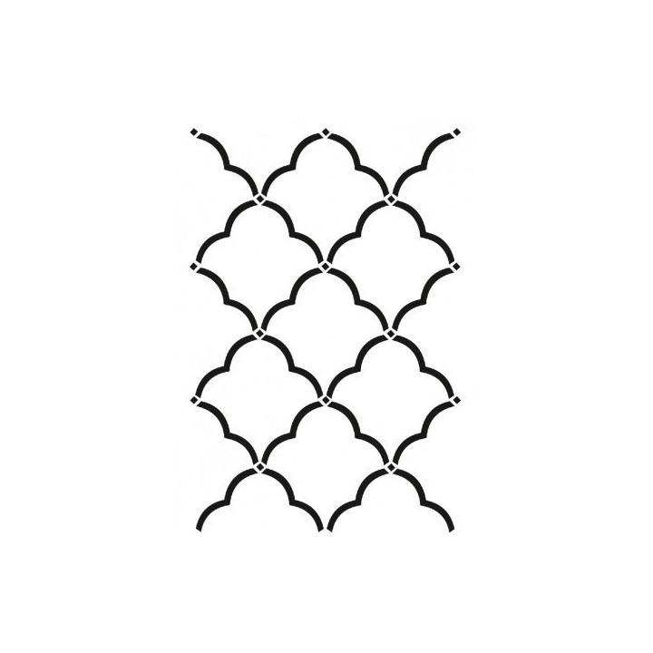 Stencil HOME DECOR MIDI 69 25x25cm