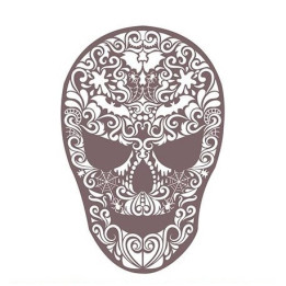 Stencil Shadow calavera