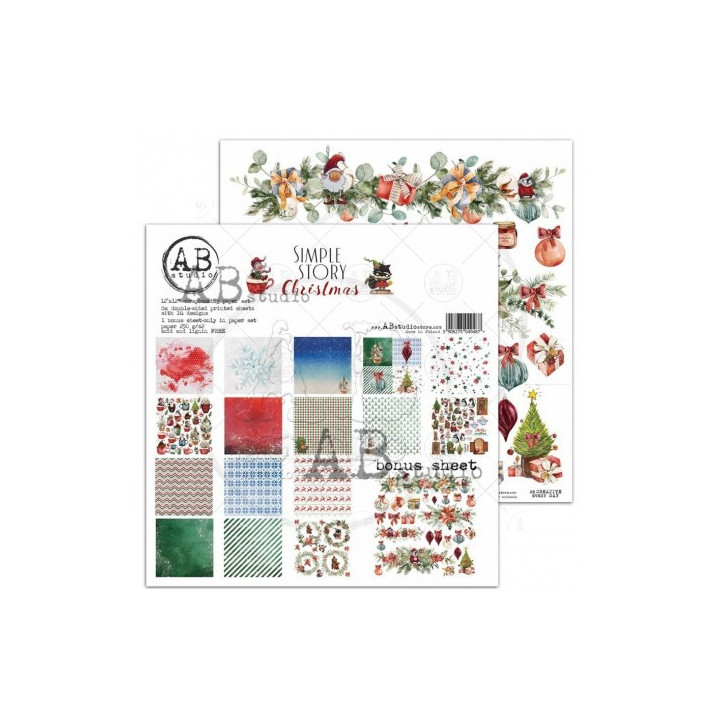 AB Studio 12"x12" "Simple story: Christmas