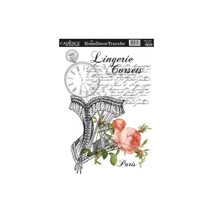 Transfers HOME DECOR 007 Roupeiro Corpetes