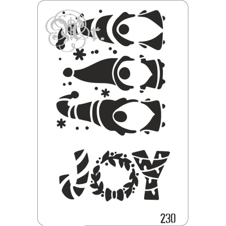 copy of Stencil 20*30 Cm. 132 Steampunk
