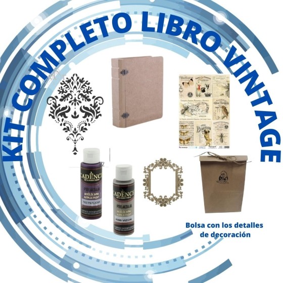 Kit Completo LIBRO VINTAGE