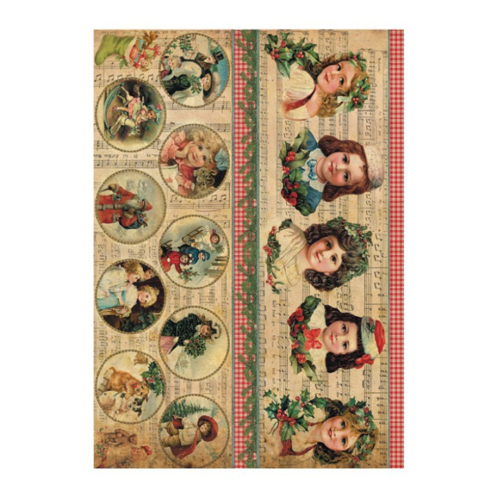 Papel de Arroz CROMOS NAVIDAD