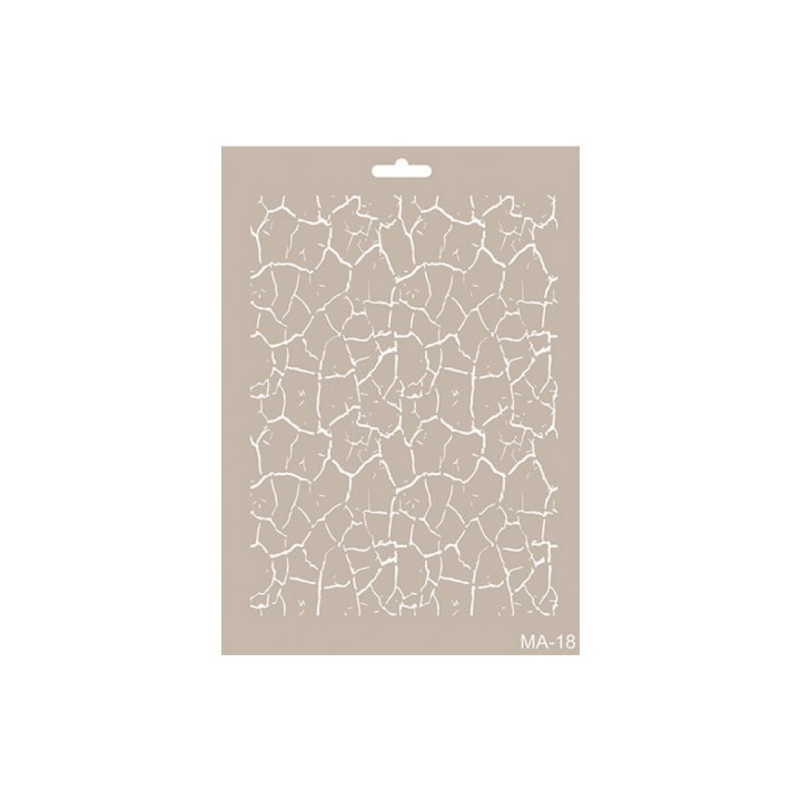 Stencil Mixed Media 018 Craquelado.*
