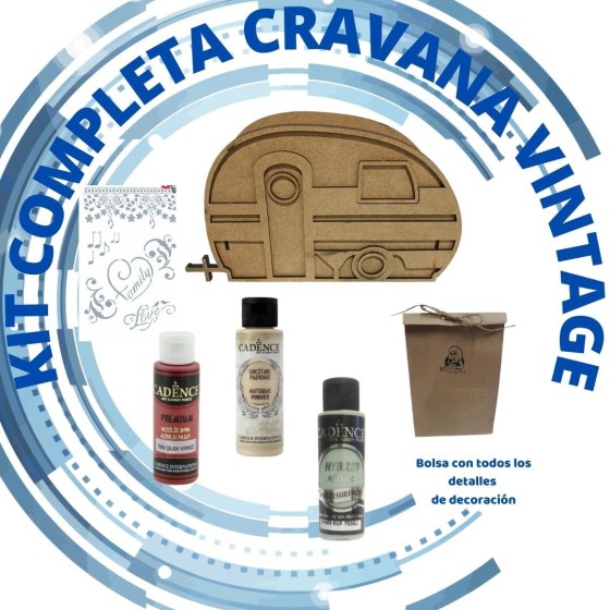 Kit Completo Caravana vintage