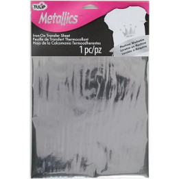 Follas de transfer Iron-On Metalizados Prata (1ud) (34369)
