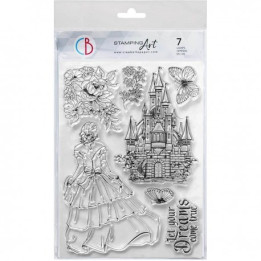 Clear Stamp Set 6"X8" Once Upon A Time