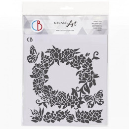 copy of Texture Stencil 8x8 Spring Fresh Flowers