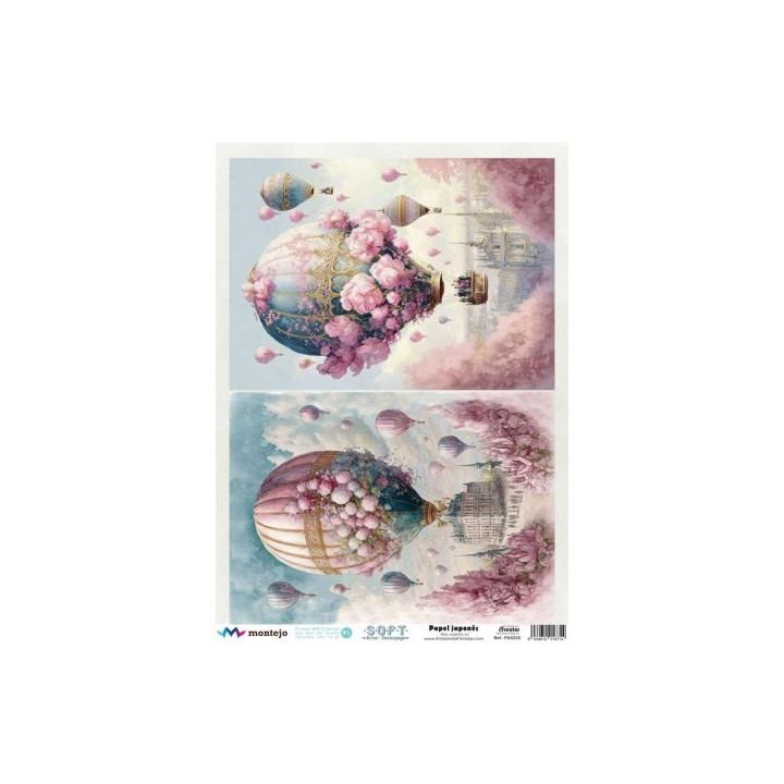 Papel De Arroz SOFT A3 GLOBOS 3