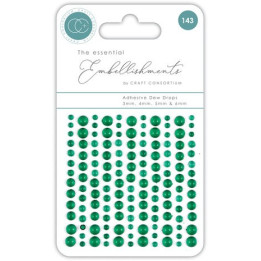 Adhesive Dew Drops Green