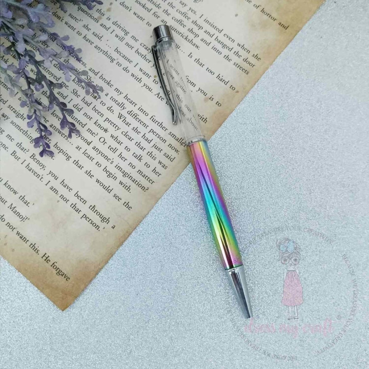 DIY Canetas de Blush Silver Rainbow