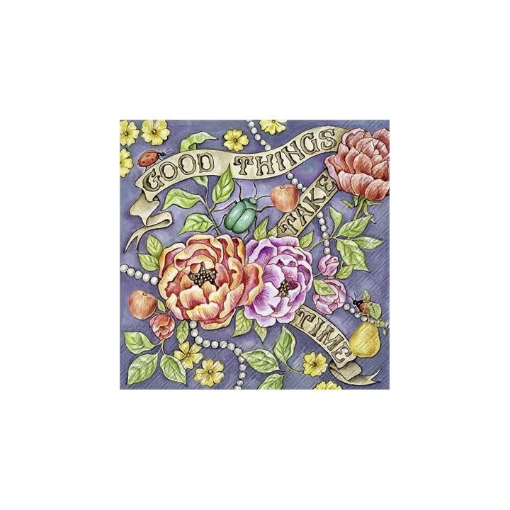 Servilletas 25x25 cm - ROSLYN violet