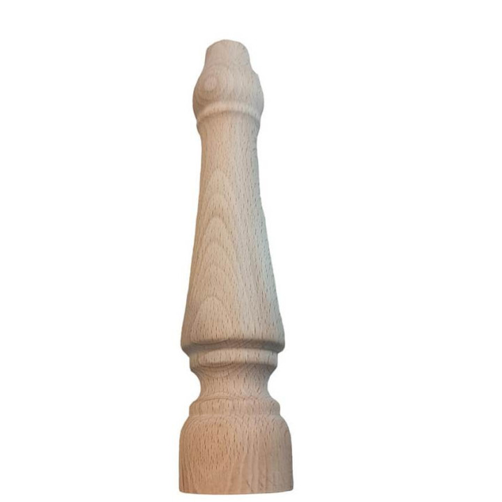 Pie de madera torneado 1