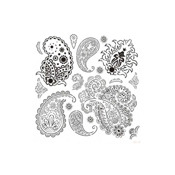 Stencil PASLEY 1 45x45cm