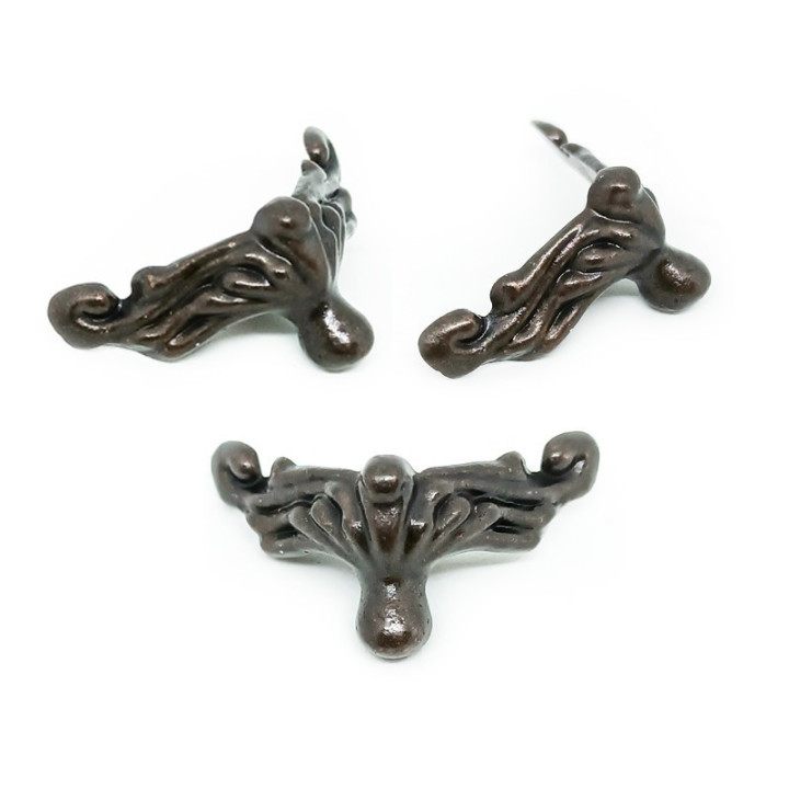 4 Patas metálicas 3,5x1,5cm