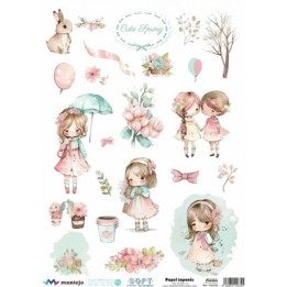 Papel de Arroz SOFT A3 CUTE SPRING 1