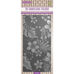 3D Embossing Folder Leaves & Flowers
