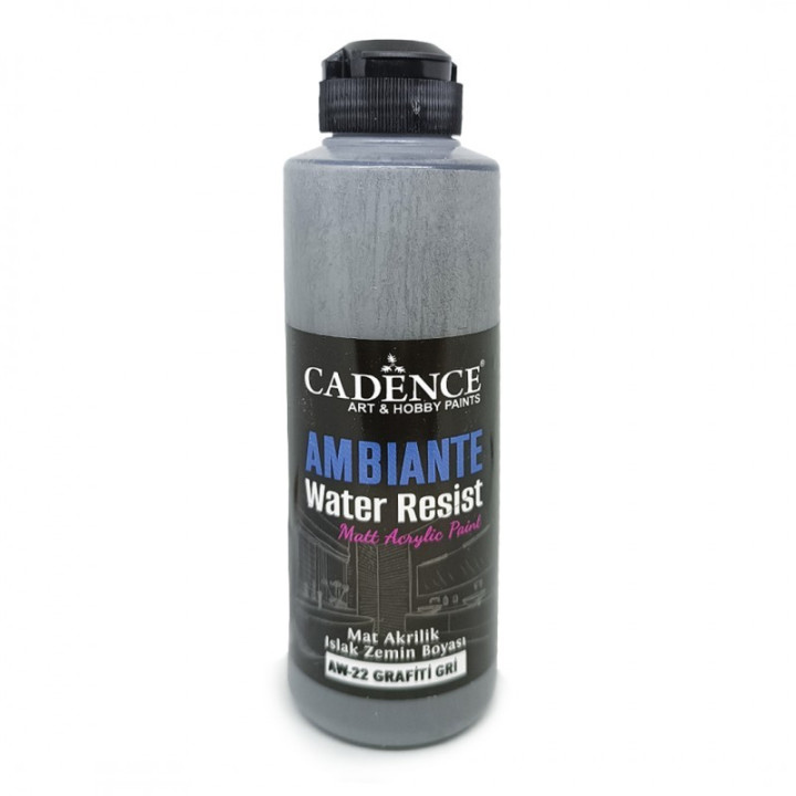 AMBIANTE WATER RESIST Anthracite Black 250ml + CAT.*