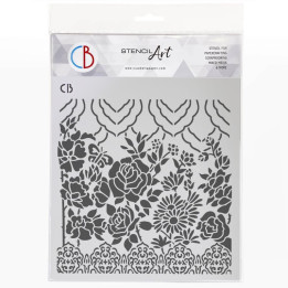 copy of Texture Stencil 8x8 Spring Fresh Flowers