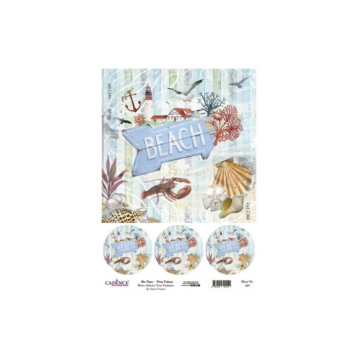 Papel de Arroz 763 NAVIDAD