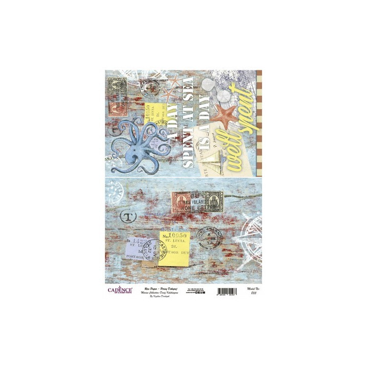Papel de Arroz 763 NAVIDAD