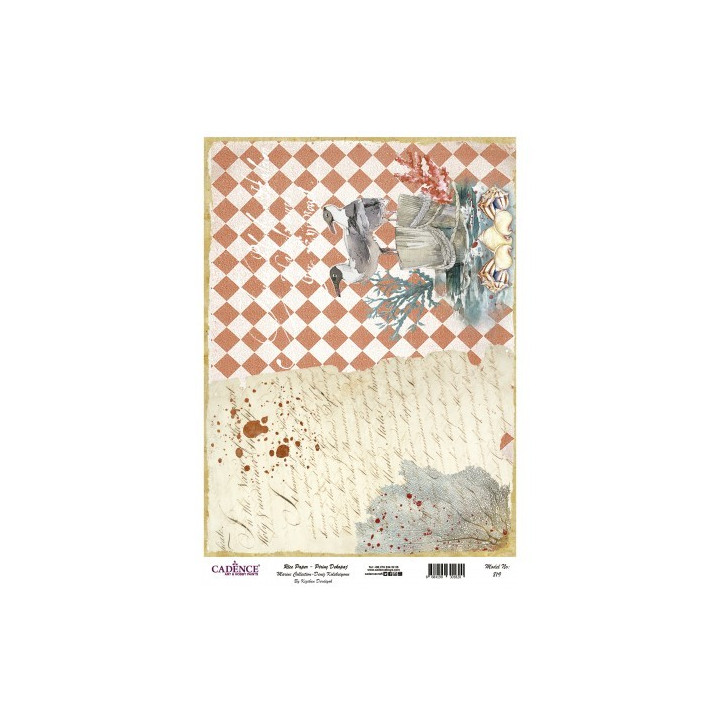 Papel de Arroz 763 NAVIDAD
