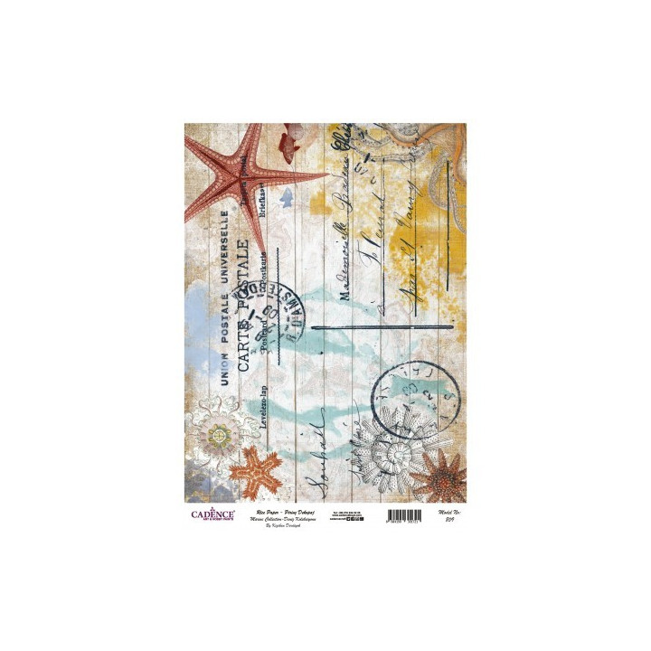 Papel de Arroz Cadence A3