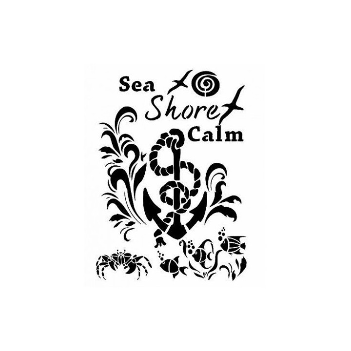 Stencil HOME DECOR MIDI 25x25cm