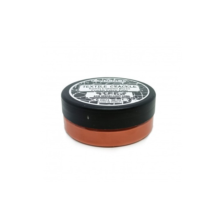 Craquelador textil (PASO 2 - LIGHT CORAL) 50ml CADENCE.