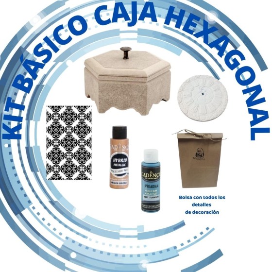 Kit Completo CAJA HEXAGONAL