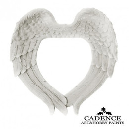 Corazón Alas Plegadas Resina CADENCE