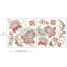 Delicate Lace 8.5x11 Inch Middy Decor Transfer
