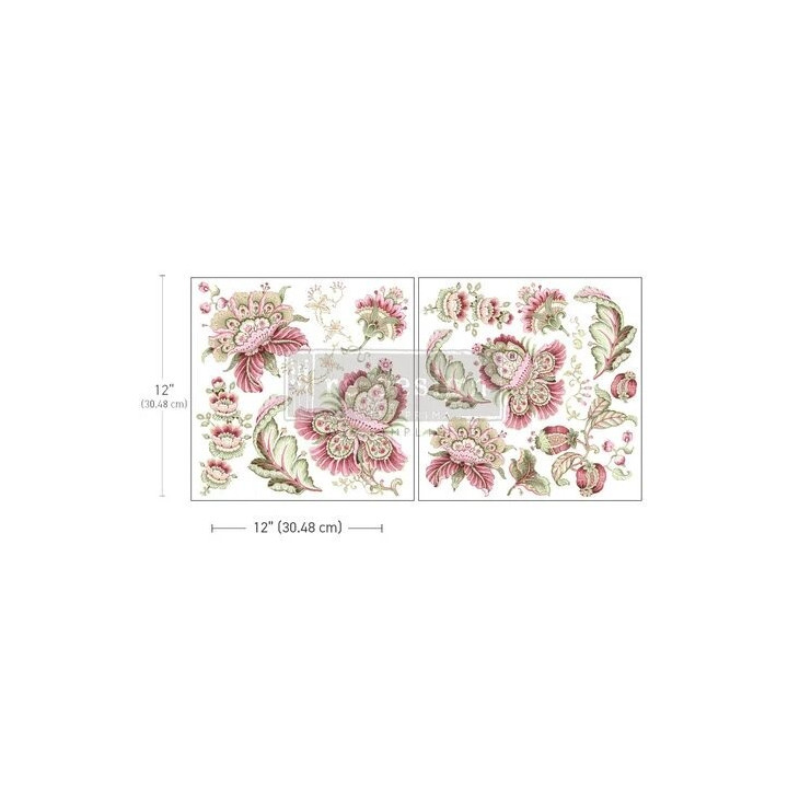 Delicate Lace 8.5x11 Inch Middy Decor Transfer