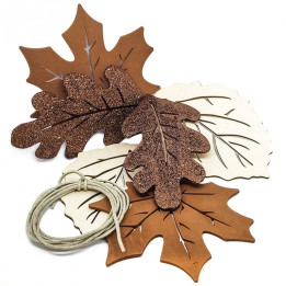 AUTUMN woodgarland 6pcs